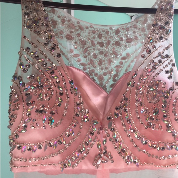 pink diamond dresses